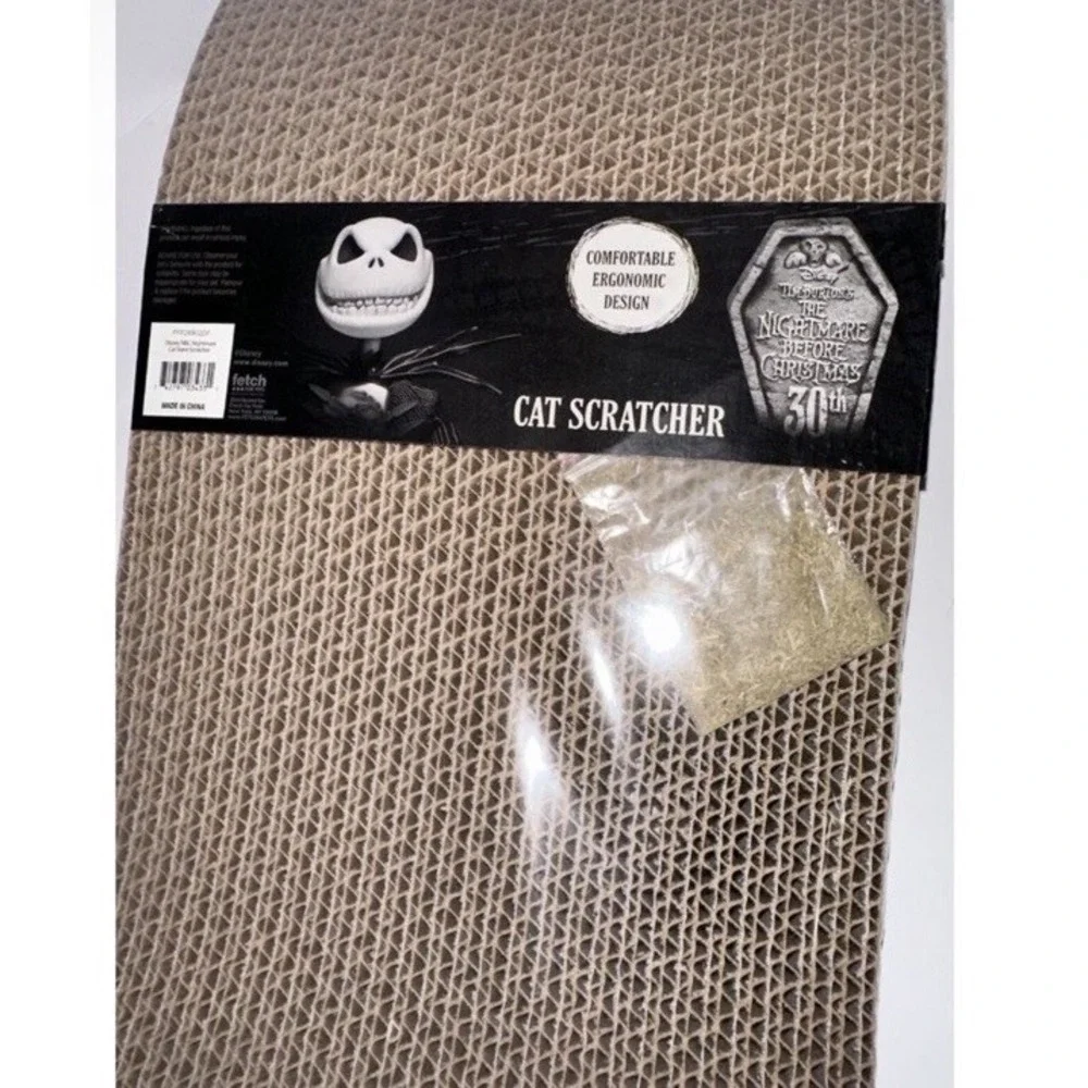Disney Nightmare Before Christmas Cat Wave Scratcher Jack Skellington 30th Anniv